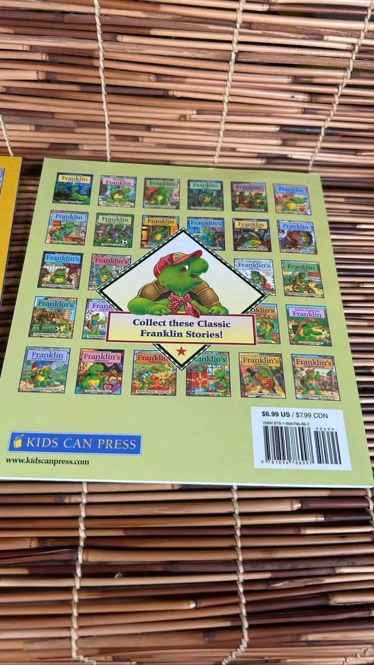 Franklin Paperback Book Set of 2 Bourgeois and Clark Goes to School and Plays Ga